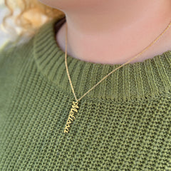 The Vertical Signature Necklace