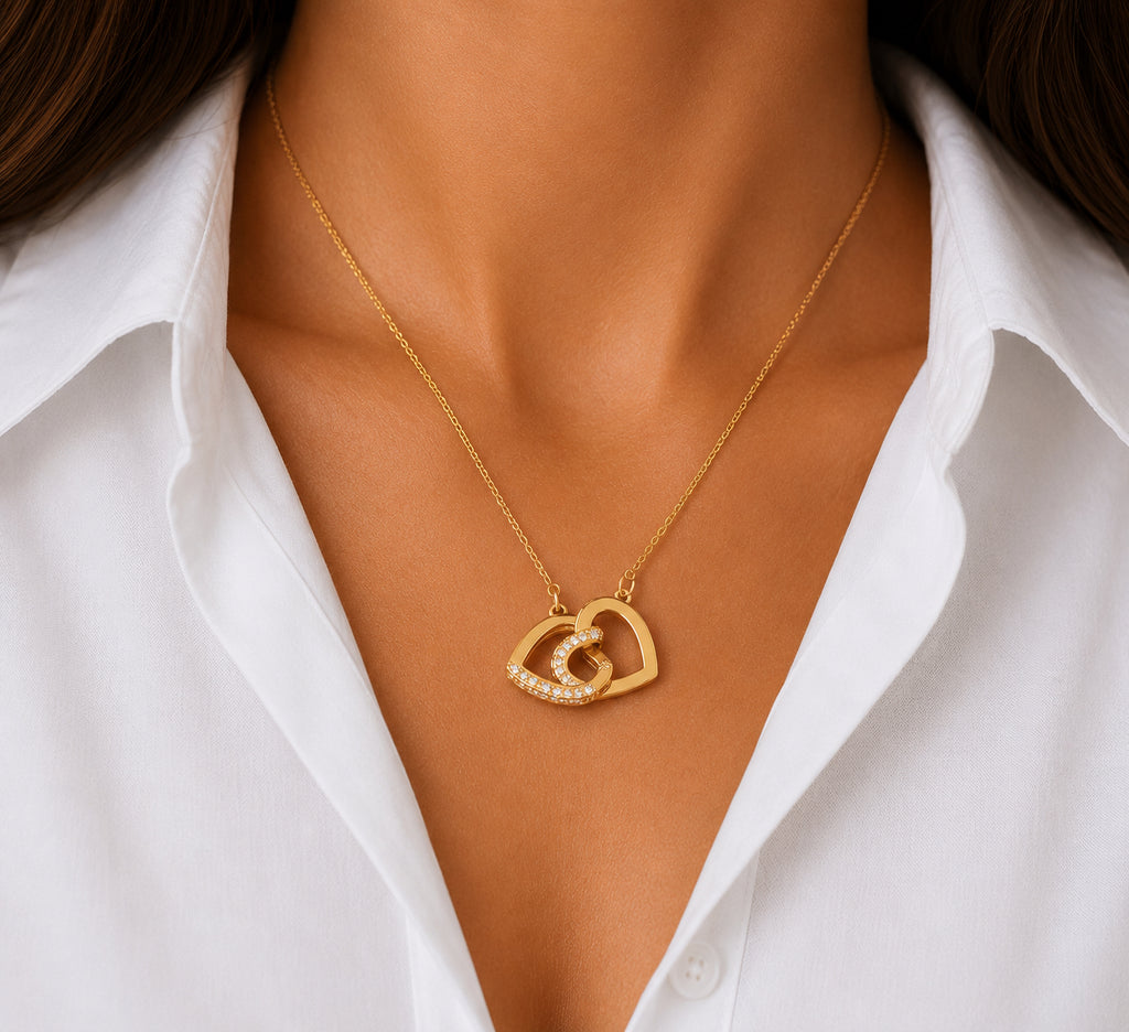 The Interlocking Hearts Necklace