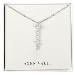 The Vertical Signature Necklace