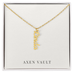The Vertical Signature Necklace