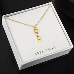 The Vertical Signature Necklace