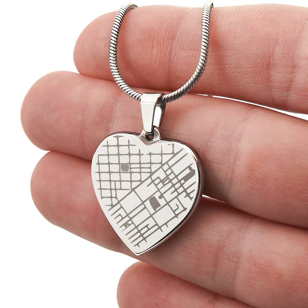 The Compass Heart Necklace