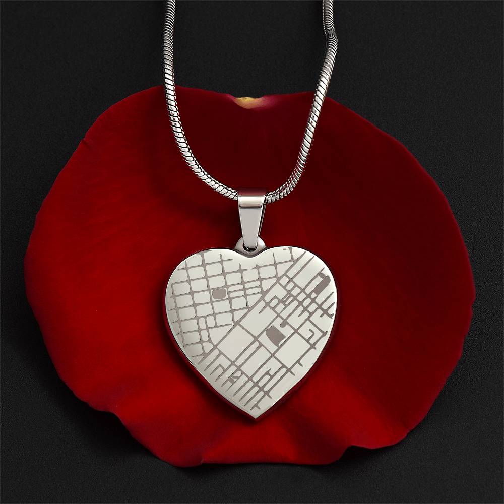The Compass Heart Necklace