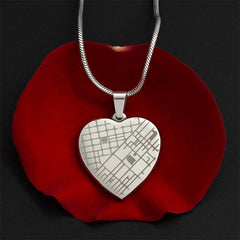 The Compass Heart Necklace
