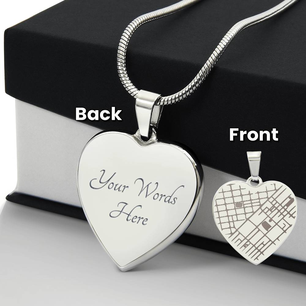 The Compass Heart Necklace