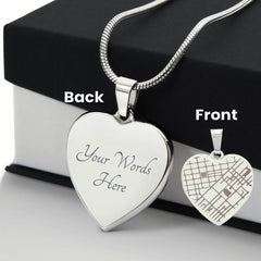 The Compass Heart Necklace