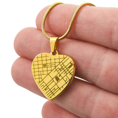 The Compass Heart Necklace