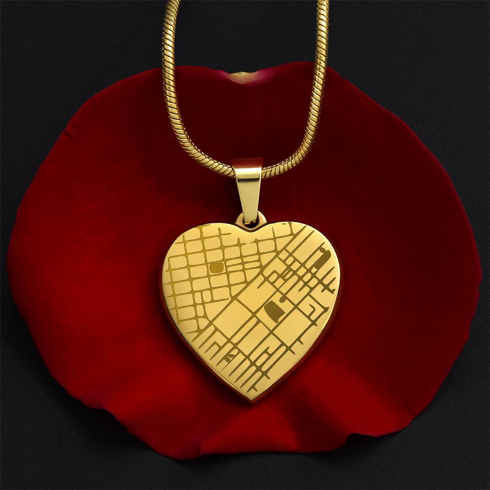 The Compass Heart Necklace