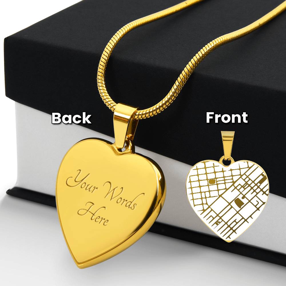 The Compass Heart Necklace
