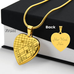 The Compass Heart Necklace