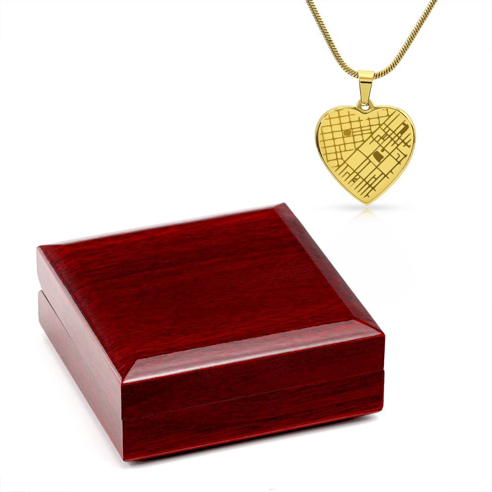 The Compass Heart Necklace