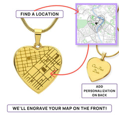 The Compass Heart Necklace